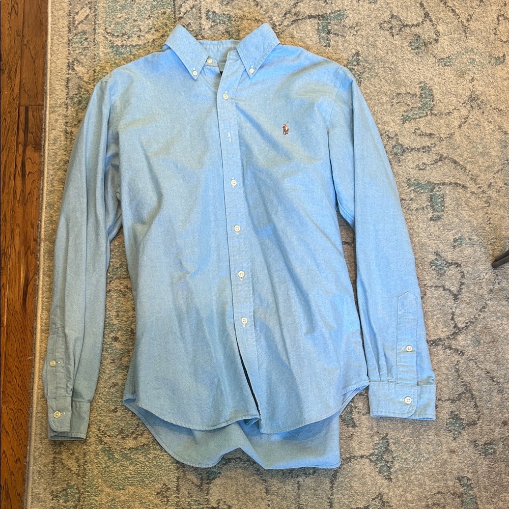 Polo Ralph Lauren Light Blue Casual Button Down Shirt